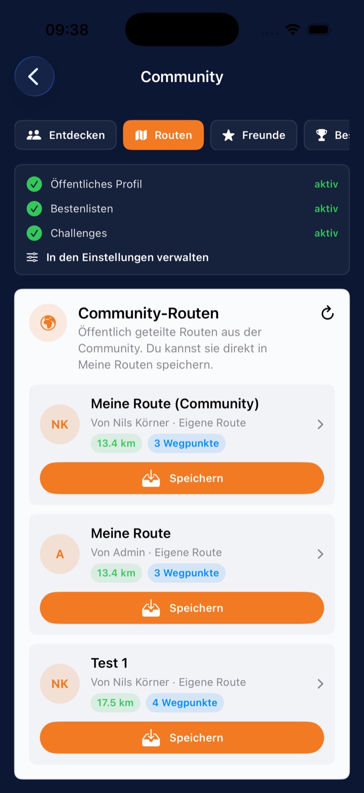 Community-Bereich von Road Roulette