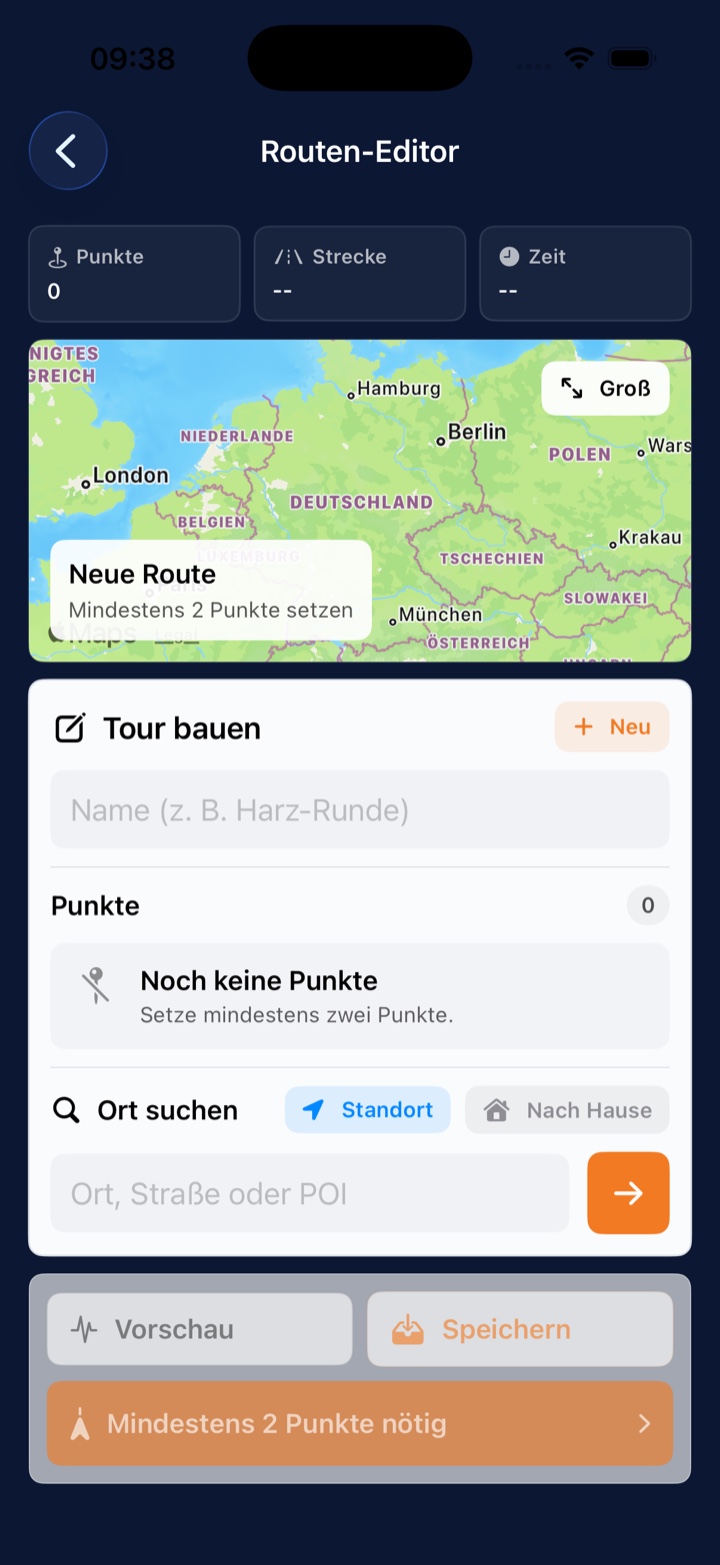 Road Roulette Routen-Editor